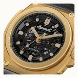 Ingersoll The Motion Automatic I11701 Black Leather Strap Men's Watch