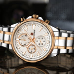 NAVIFORCE CHRONOGRAPH NF9089 RG/W MEN'S WATCH - H2 Hub Watches