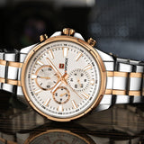 NAVIFORCE CHRONOGRAPH NF9089 RG/W MEN'S WATCH - H2 Hub Watches