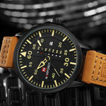 NAVIFORCE NF9074-B-Y-BN MEN'S ANALOG WATCH - H2 Hub Watches
