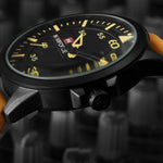 NAVIFORCE NF9074-B-Y-BN MEN'S ANALOG WATCH - H2 Hub Watches