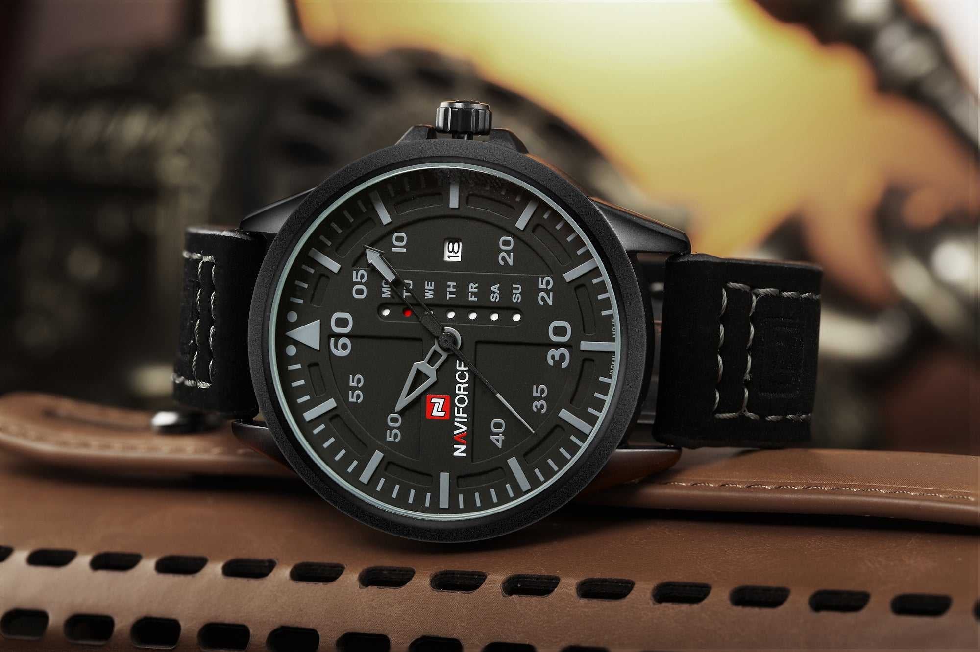 NAVIFORCE NF9074-B-GY-B MEN'S ANALOG WATCH - H2 Hub Watches