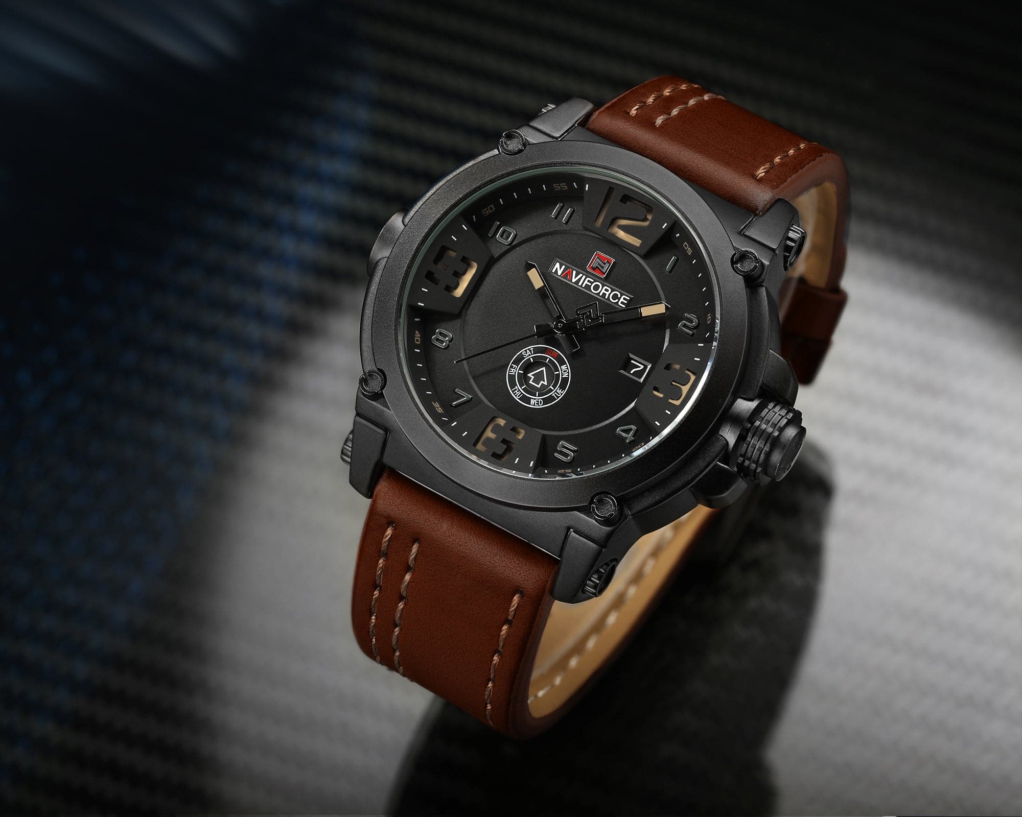 NAVIFORCE NF9099 B/Y/BN MEN'S WATCH - H2 Hub Watches