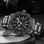 NAVIFORCE ANALOG NF9117S B/B QUARTZ MEN'S WATCH - H2 Hub Watches