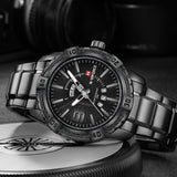 NAVIFORCE ANALOG NF9117S B/B QUARTZ MEN'S WATCH - H2 Hub Watches