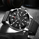 NAVIFORCE ANALOG NF9116 S/B/B QUARTZ MEN'S WATCH - H2 Hub Watches