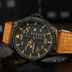 NAVIFORCE NF9074-B-Y-BN MEN'S ANALOG WATCH - H2 Hub Watches