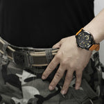 NAVIFORCE NF9068L B/Y/BN MEN'S CHRONOGRAPH WATCH - H2 Hub Watches