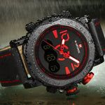 NAVIFORCE NF9094 B/R/B MEN'S WATCH - H2 Hub Watches