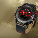 NAVIFORCE NF9094 B/R/B MEN'S WATCH - H2 Hub Watches