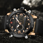 NAVIFORCE NF9097 RG/B/B MEN'S ANALOG/DIGITAL WATCH - H2 Hub Watches