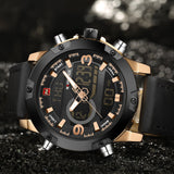 NAVIFORCE NF9097 RG/B/B MEN'S ANALOG/DIGITAL WATCH - H2 Hub Watches