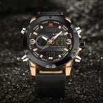 NAVIFORCE NF9097 RG/B/B MEN'S ANALOG/DIGITAL WATCH - H2 Hub Watches