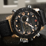 NAVIFORCE NF9097 RG/B/B MEN'S ANALOG/DIGITAL WATCH - H2 Hub Watches