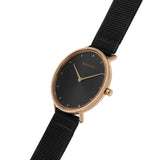 BERING 15729-166 CLASSIC ULTRA SLIM BLACK MILANESE WOMEN'S WATCH
