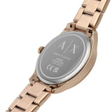ARMANI EXCHANGE LADY HAMPTON AX5264 ROSE GOLD WOMEN'S WATCH