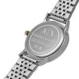 ARMANI EXCHANGE THREE-HAND TWO-TONE STAINLESS STEEL AX5580 WOMEN WATCH