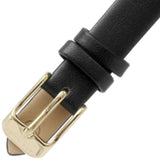 SARA MILLER BAMBOO BIRD GARDEN BLACK LEATHER STRAP WOMEN'S WATCH SA2090