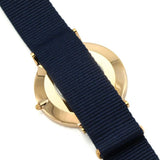 DANIEL WELLINGTON CLASSIC 40 BAYSWATER ROSE GOLD STAINLESS STEEL DW00100277 BLUE NATO STRAP UNISEX WATCH