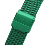 BERING 14531-868 CLASSIC POLISHED ROSE GOLD GREEN MESH STRAP WOMEN'S WATCH