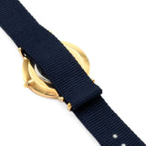 DANIEL WELLINGTON CLASSIC 36 BAYSWATER ROSE GOLD STAINLESS STEEL DW00100281 BLUE NATO STRAP UNISEX WATCH