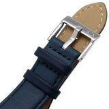 ARMANI EXCHANGE THREE-HAND DATE BLUE LEATHER AX2442 MEN'S WATCH