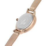 SARA MILLER FLAMINGO - ROSE GOLD MESH STRAP WATCH SA4054