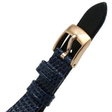 EMPORIO ARMANI AR11468 TWO-HAND BLUE LEATHER WOMEN'S WATCH