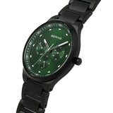 BERING 11740-728 CLASSIC BRUSHED BLACK GREEN DIAL MEN'S WATCH