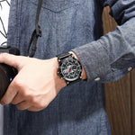 NAVIFORCE CHRONOGRAPH NF9131 B/GY/B MEN'S WATCH - H2 Hub Watches
