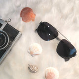 Aries Gold Unisex Premium Sunglasses - Black