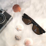 Aries Gold Unisex Premium Sunglasses - Brown