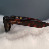 Aries Gold Unisex Premium Sunglasses - Brown