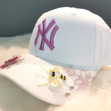 NY CAP - WHITE/PINK