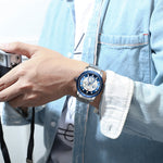 NAVIFORCE CHRONOGRAPH NF9145 S/BE/BE MEN'S WATCH - H2 Hub Watches