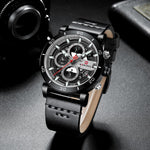 NAVIFORCE CHRONOGRAPH NF9131 B/GY/B MEN'S WATCH - H2 Hub Watches