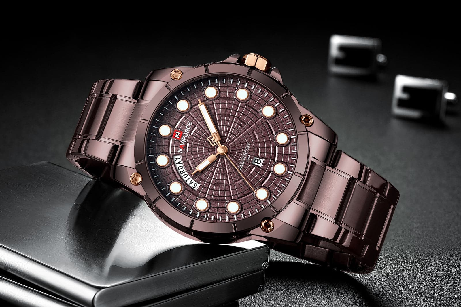 NAVIFORCE ANALOG NF9152 CE/CE QUARTZ MEN'S WATCH - H2 Hub Watches