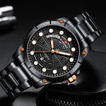 NAVIFORCE ANALOG NF9152 B/B QUARTZ MEN'S WATCH - H2 Hub Watches