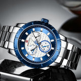 NAVIFORCE CHRONOGRAPH NF9145 S/BE/BE MEN'S WATCH - H2 Hub Watches