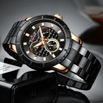 NAVIFORCE CHRONOGRAPH NF9145 RG/B/Y MEN'S WATCH - H2 Hub Watches