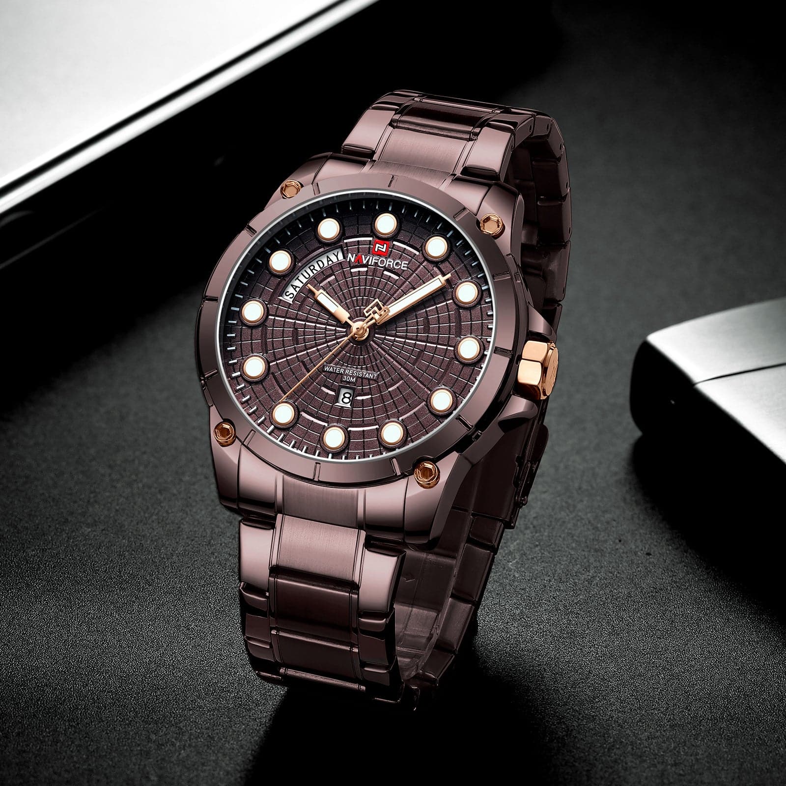 NAVIFORCE ANALOG NF9152 CE/CE QUARTZ MEN'S WATCH - H2 Hub Watches