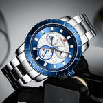 NAVIFORCE CHRONOGRAPH NF9145 S/BE/BE MEN'S WATCH - H2 Hub Watches