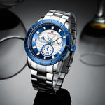 NAVIFORCE CHRONOGRAPH NF9145 S/BE/BE MEN'S WATCH - H2 Hub Watches