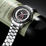 NAVIFORCE CHRONOGRAPH NF9145 S/W/W MEN'S WATCH - H2 Hub Watches