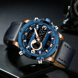 NAVIFORCE NF9097 RG/BE/BE MEN'S ANALOG/DIGITAL WATCH - H2 Hub Watches