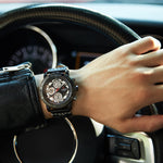 NAVIFORCE ANALOG NF9139 B/W/B QUARTZ MEN'S WATCH - H2 Hub Watches
