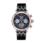 INGERSOLL HARVARD AUTOMATIC SILVER STAINLESS STEEL IN1510RBKM BLACK LEATHER STRAP MEN'S WATCH - H2 Hub Watches