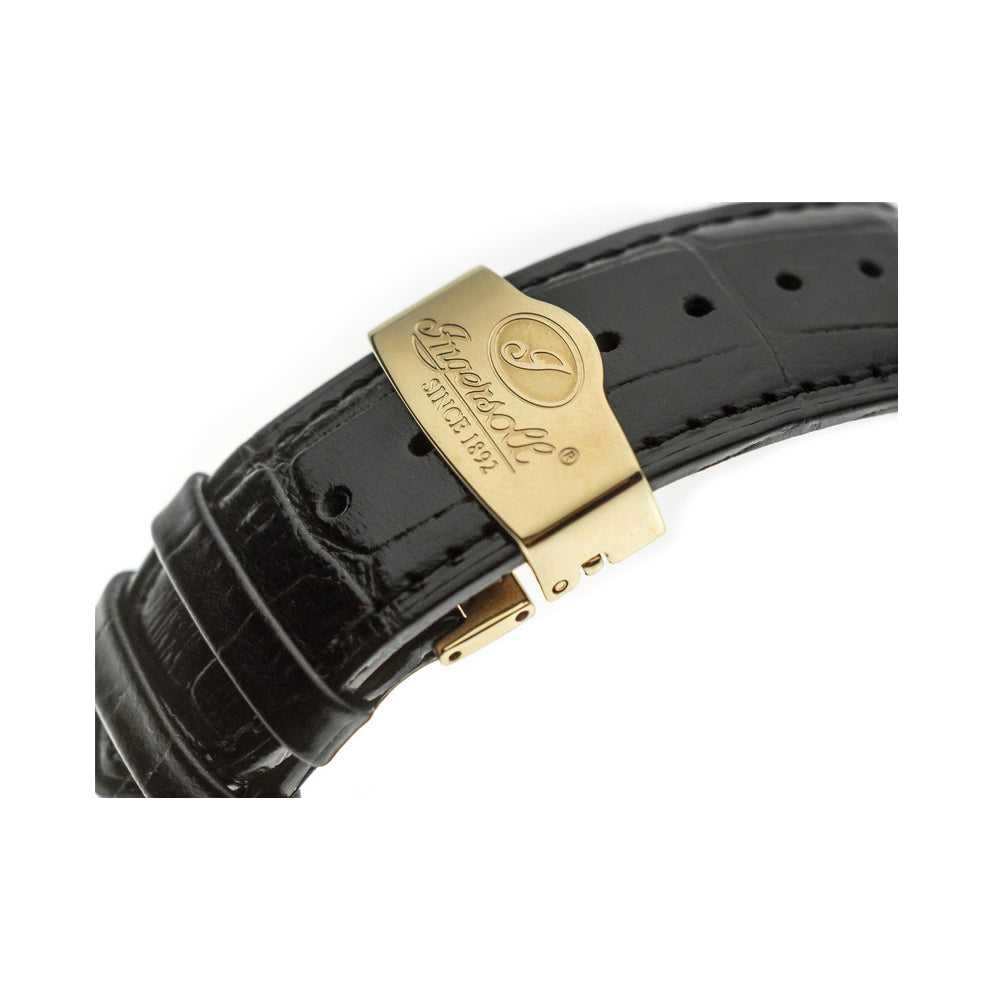 INGERSOLL SAN JOSÉ AUTOMATIC ROSE GOLD STAINLESS STEEL IN2001RWH BROWN LEATHER STRAP MEN'S WATCH - H2 Hub Watches