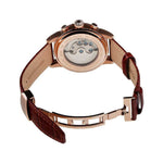 INGERSOLL SAN JOSÉ AUTOMATIC ROSE GOLD STAINLESS STEEL IN2001RWH BROWN LEATHER STRAP MEN'S WATCH - H2 Hub Watches
