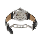 INGERSOLL DESTINY AUTOMATIC SILVER STAINLESS STEEL IN5007GY BLACK LEATHER STRAP LADIES' WATCH - H2 Hub Watches